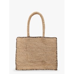Vanity rafia handbag