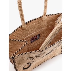 Vanity rafia handbag
