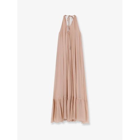 Venturone chiffon long dress