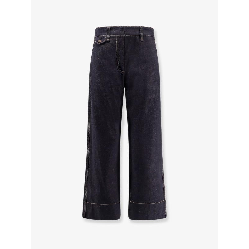 The Sartorial Square Jeans with contrasting stitiching