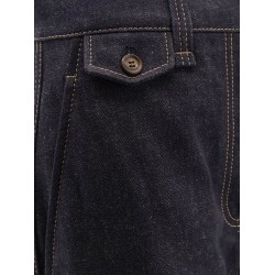 The Sartorial Square Jeans with contrasting stitiching