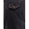 The Sartorial Square Jeans with contrasting stitiching