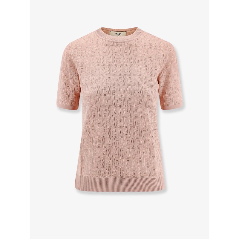 FF cotton and viscose sweater