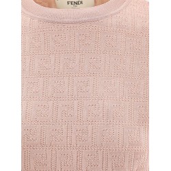FF cotton and viscose sweater