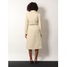Virgin wool blazer with silk lining