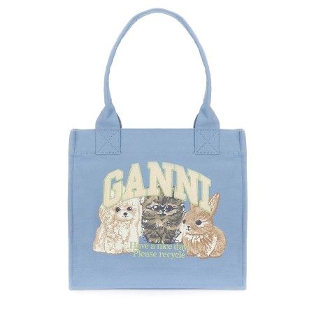 large easy shopper pocket animal print