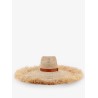 Dsquared2 Summer Lovers natural rafia hat