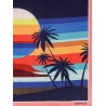Dsquared2 Summer Lovers multicolor silk foulard