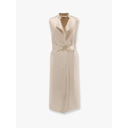 Satin vest/dress with belt