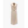 Satin vest/dress with belt