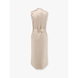 Satin vest/dress with belt