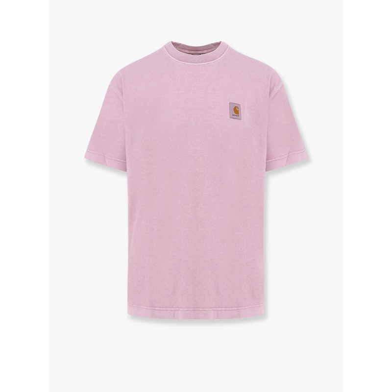 Cotton t-shirt with logo patch
