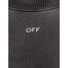 Cotton sweatshirt with frontal 'off' logo