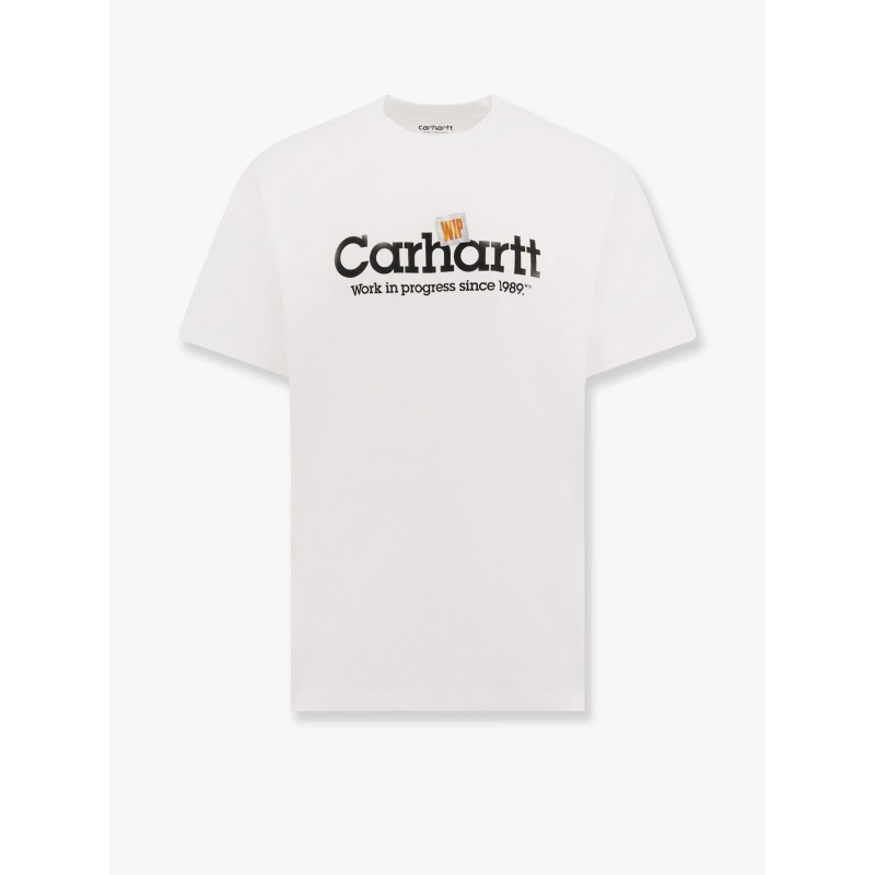 Label script organic cotton t-shirt