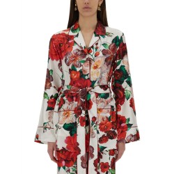 ROSE PRINT PAJAMA SHIRT