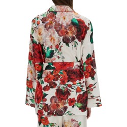 ROSE PRINT PAJAMA SHIRT