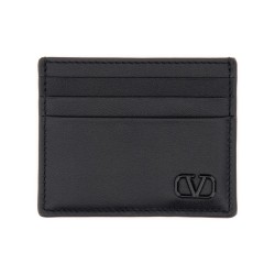 CALFSKIN "VLOGO SIGNATURE" CARD HOLDER