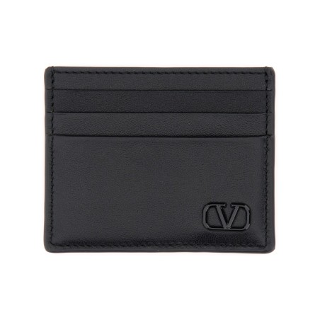 CALFSKIN "VLOGO SIGNATURE" CARD HOLDER