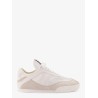 Chloé Kick low-top leather sneakers with mesh inserts