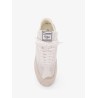 Chloé Kick low-top leather sneakers with mesh inserts