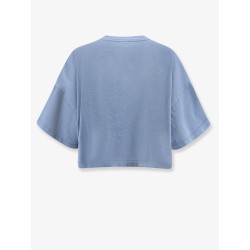 Cropped cotton t-shirt