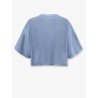 Cropped cotton t-shirt