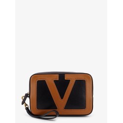 Valentino Garavani Viva Superstar leather clutch