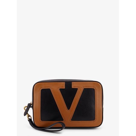 Valentino Garavani Viva Superstar leather clutch