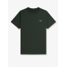 Cotton t-shirt with logo embroidery