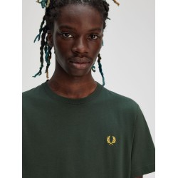 Cotton t-shirt with logo embroidery