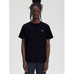 Cotton t-shirt with logo embroidery