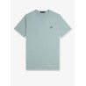 Cotton t-shirt with logo embroidery