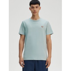 Cotton t-shirt with logo embroidery