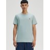 Cotton t-shirt with logo embroidery
