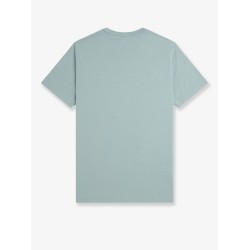 Cotton t-shirt with logo embroidery