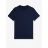 Cotton t-shirt with logo embroidery