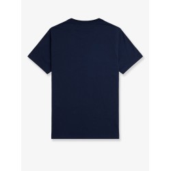 Cotton t-shirt with logo embroidery