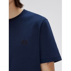 Cotton t-shirt with logo embroidery