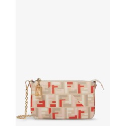 Pouch Baguette FF jacquard fabric shoulder bag