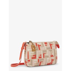 Pouch Baguette FF jacquard fabric shoulder bag