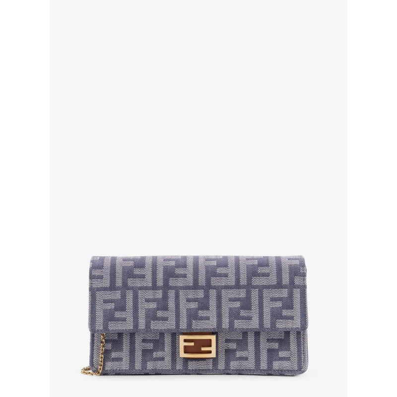 Wallet on chain Baguette shoulder bag
