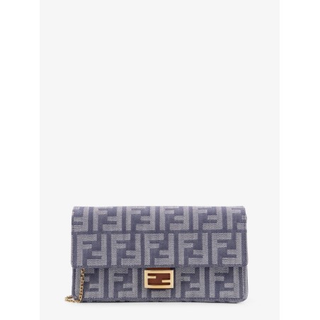 Wallet on chain Baguette shoulder bag
