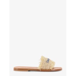 Dsquared2 Summer Lovers Natural rafia flat sandals