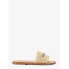 Dsquared2 Summer Lovers Natural rafia flat sandals