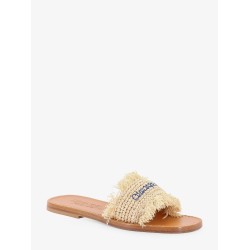 Dsquared2 Summer Lovers Natural rafia flat sandals