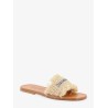 Dsquared2 Summer Lovers Natural rafia flat sandals