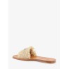 Dsquared2 Summer Lovers Natural rafia flat sandals