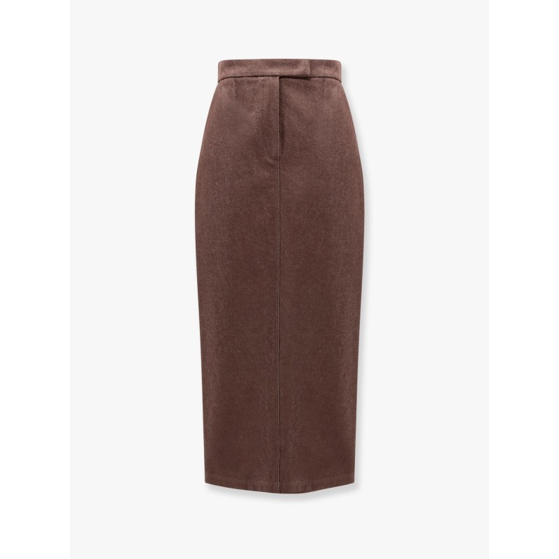 Pianosa max mara sfilata cotton long skirt