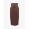 Pianosa max mara sfilata cotton long skirt