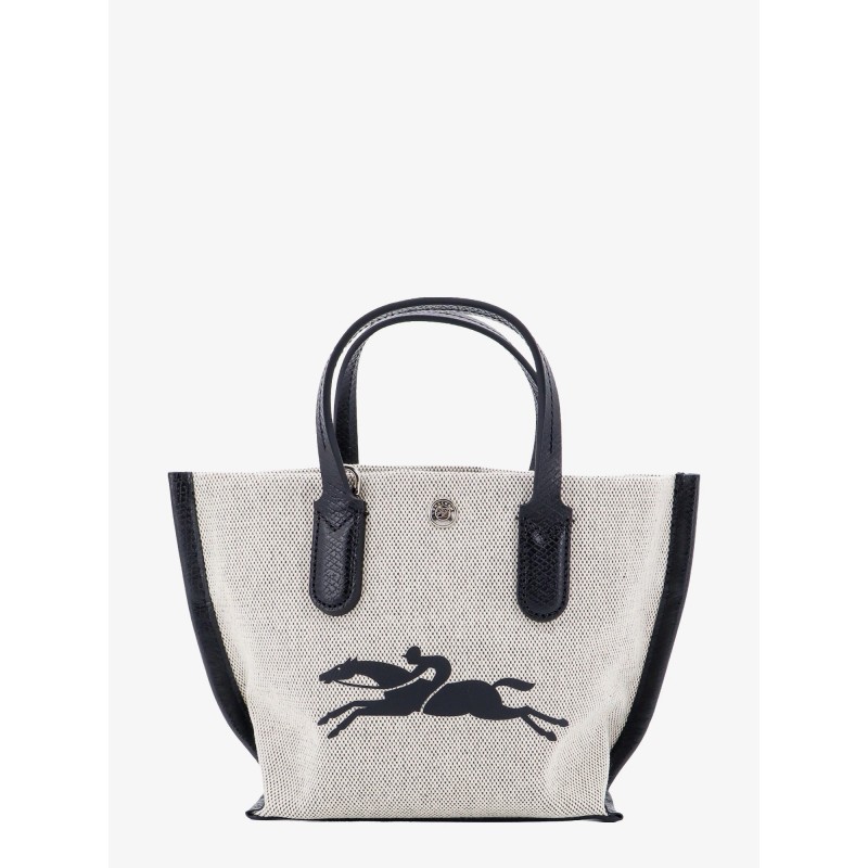 Essential canvas handbag with logo print